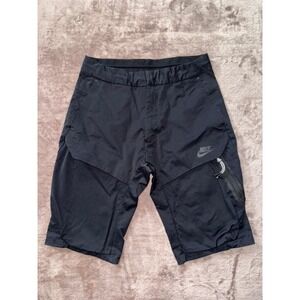 Nike‎ Mens Tech Pack Twill Shorts Zip Pockets Lightweight Athletic Black Size 28